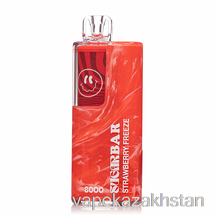 Vape Disposable Sugar Bar SB8000 0% Zero Nicotine Disposable Strawberry Freeze